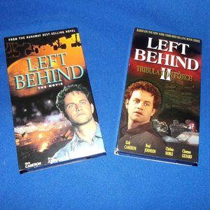 Vintage Left Behind I & II VHS Video Tape Movie Set